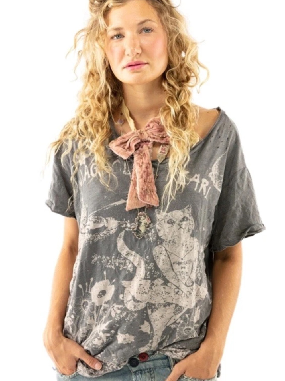 Magnolia Pearl ⭐️EXTREMELY RARE⭐️Stars of the Earth Tee ⭐️Ozzy NWT - Picture 6 of 9